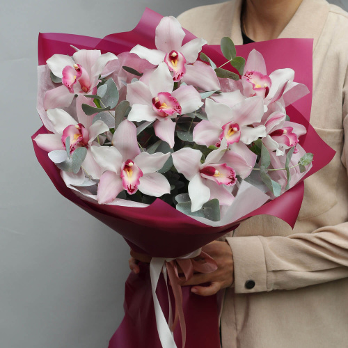 Букет орхидей "Хрусталь"