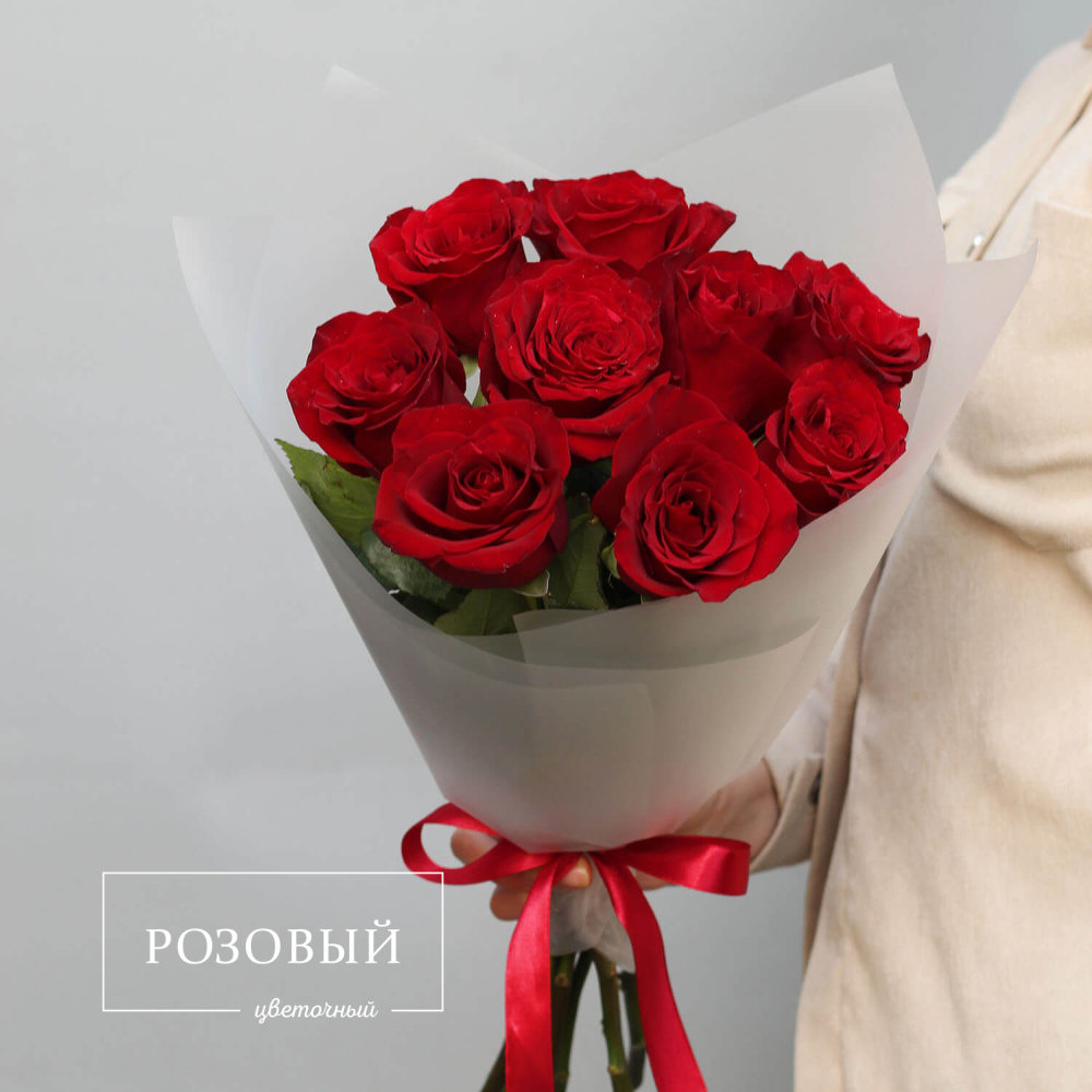 Букет из 9 красных роз