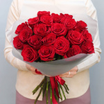 Букет из 21 красной розы