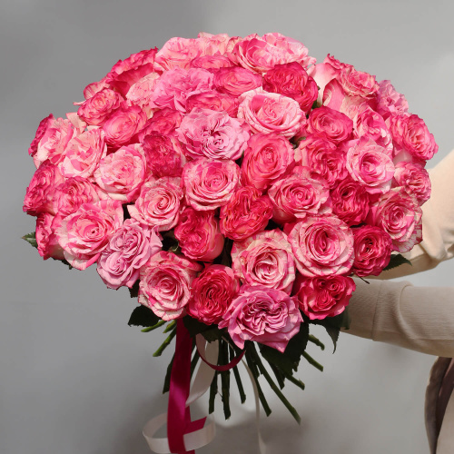 Букет из 51 розовой розы