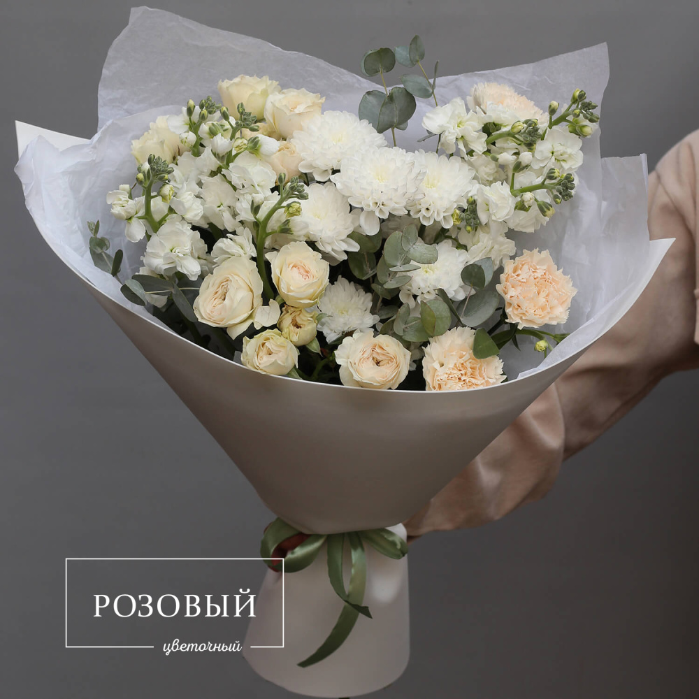 Нежно-кремовый букет