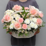 Корзина цветов "Долгожданная встреча"