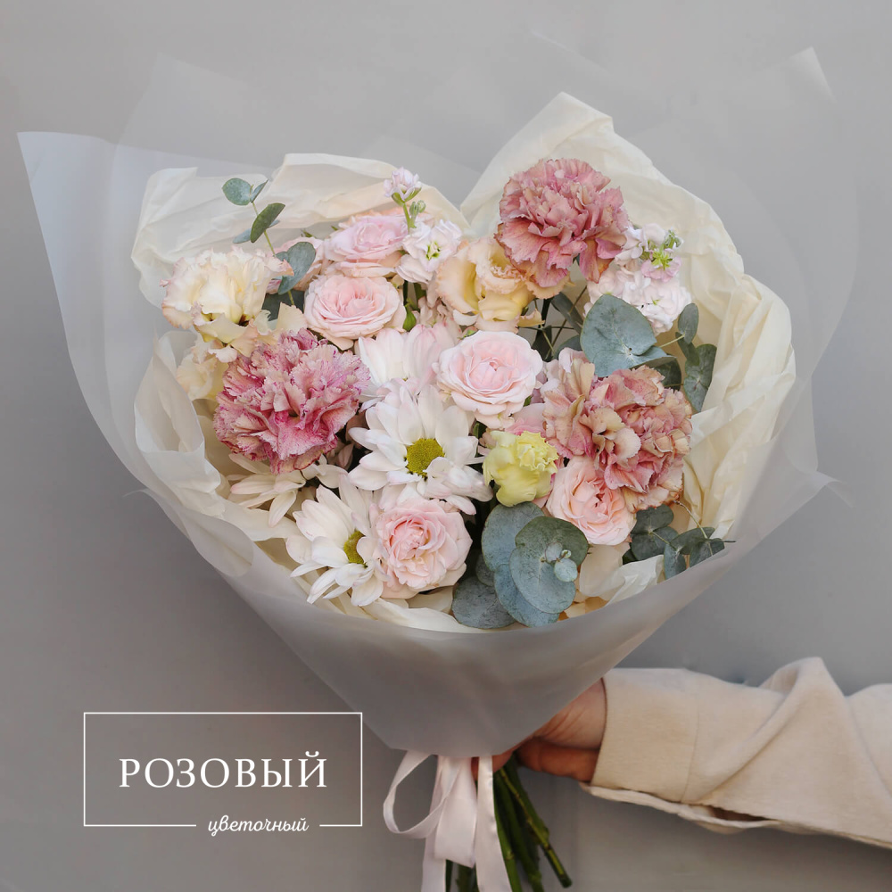 Нежный букет "Моей зайке"