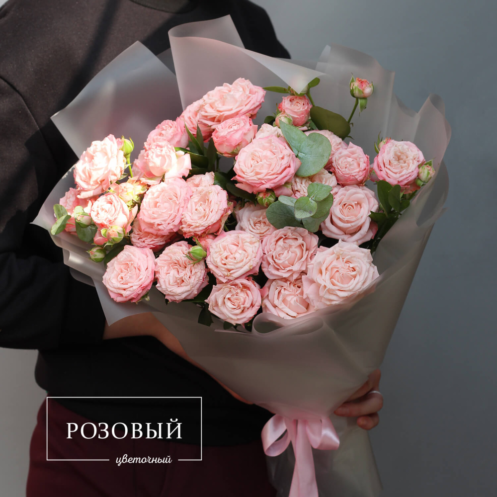 Букет из 5 кустовых роз