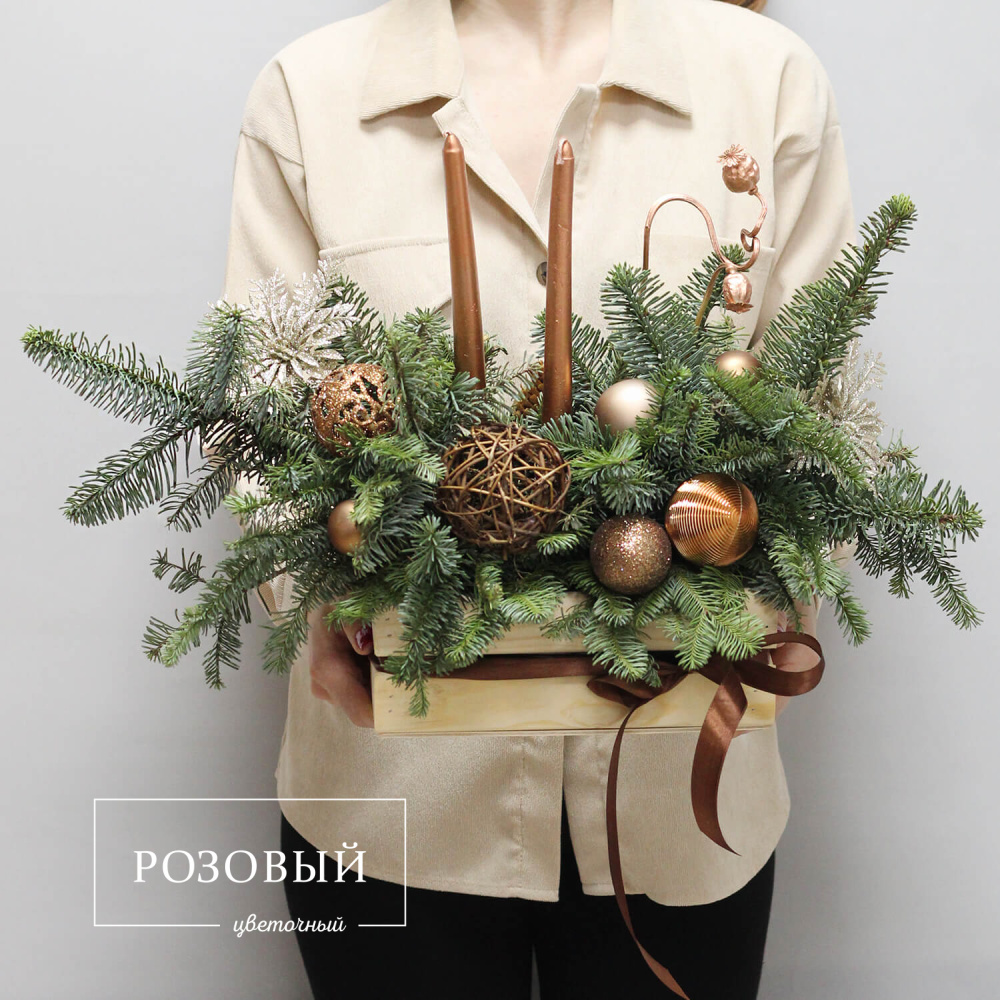 Новогодняя композиция из нобилиса №3