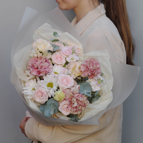 Нежный букет "Моей зайке"