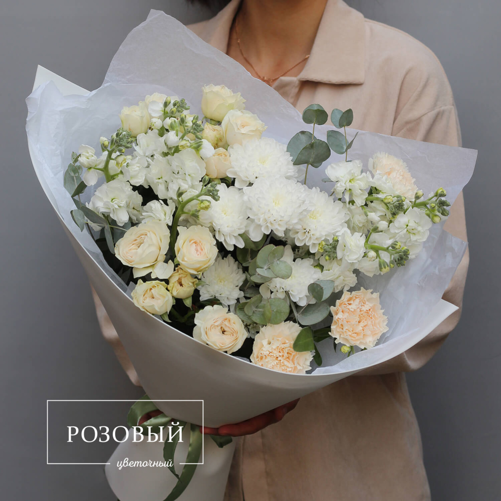 Нежно-кремовый букет