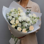 Нежно-кремовый букет