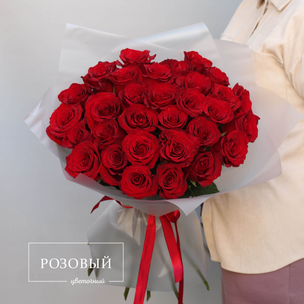 Букет из 31 красной розы