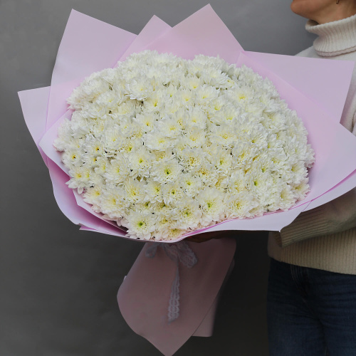 Букет из 25 хризантем