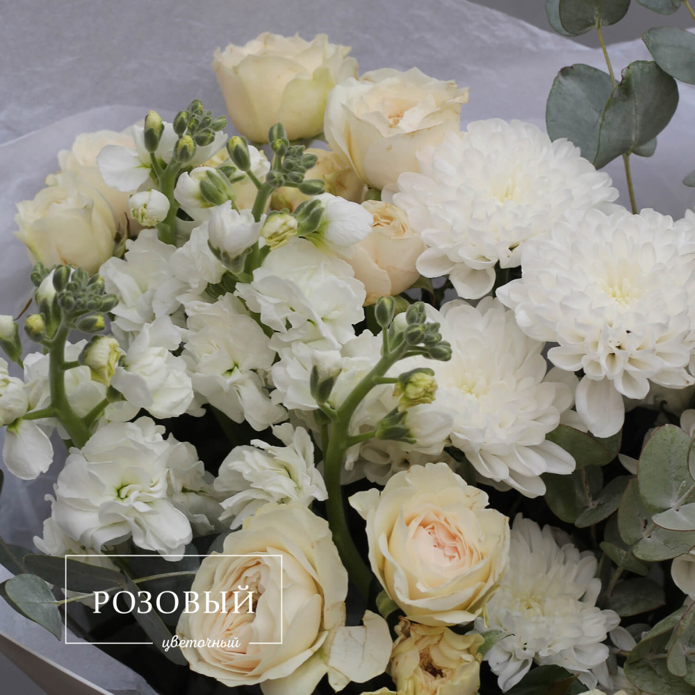 Нежно-кремовый букет