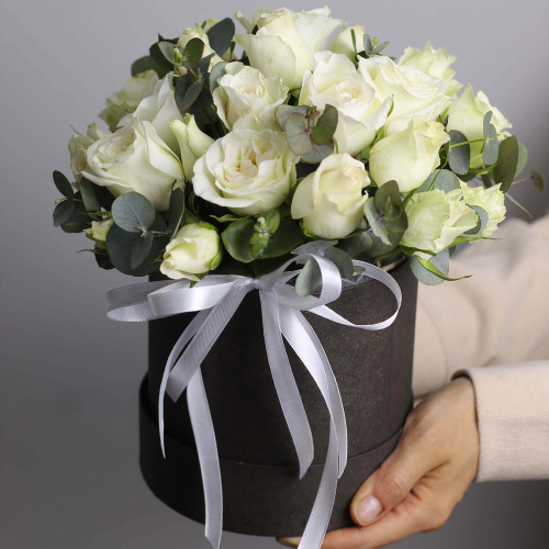 Коробка кустовых роз S