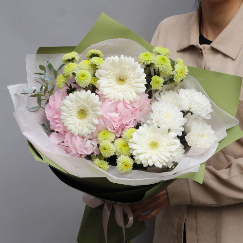 Букет с герберами "Свидание"