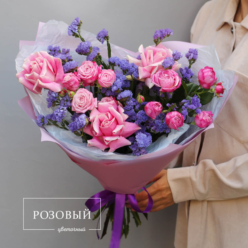 Розово-сиреневый букет "Прелюдия"
