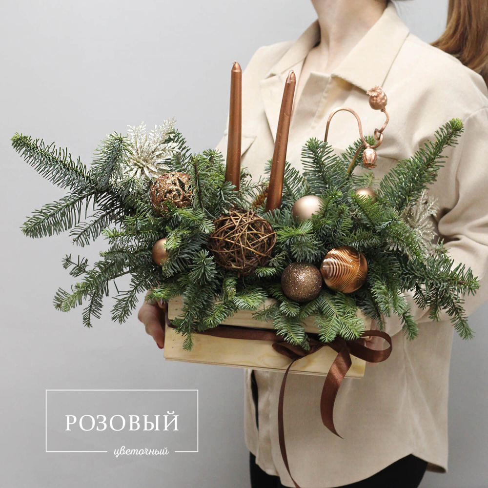 Новогодняя композиция из нобилиса №3