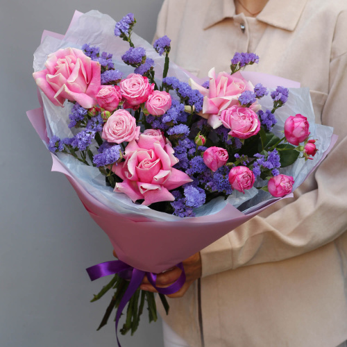 Розово-сиреневый букет "Прелюдия"