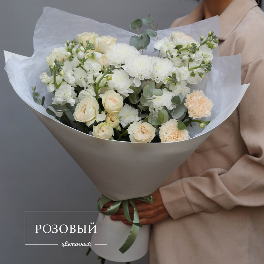 Нежно-кремовый букет
