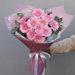 Букет гербер "Фламинго"