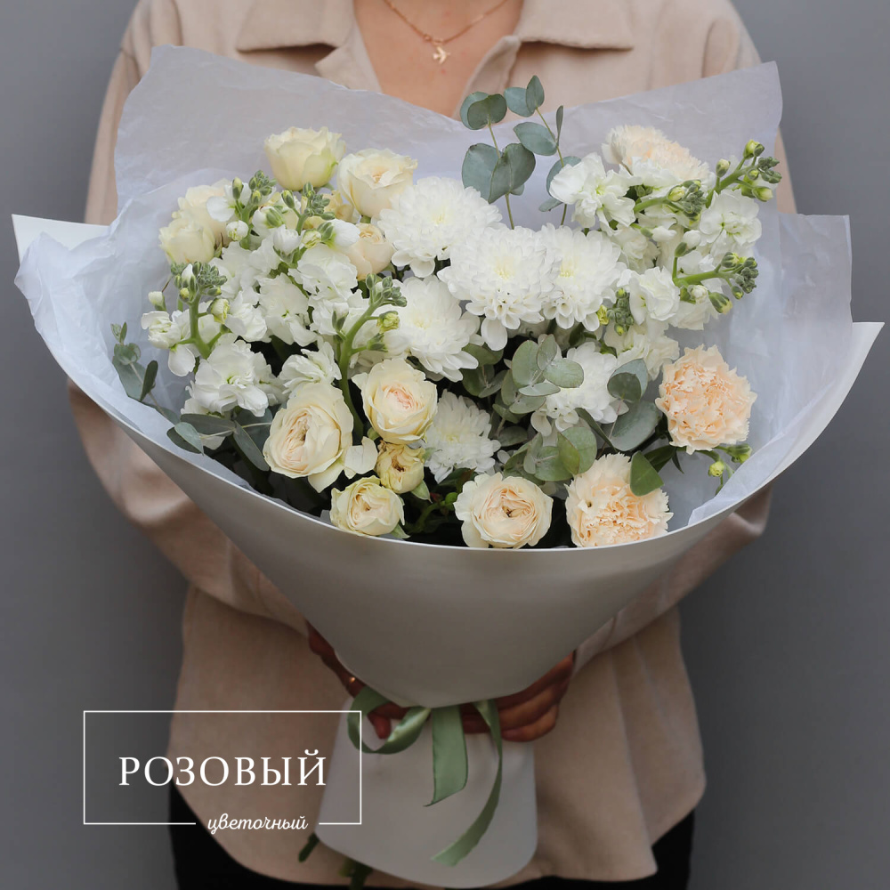 Нежно-кремовый букет
