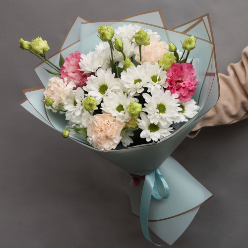 Букет ромашек "Лазурный берег"