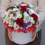 Букет в коробке "Со смыслом"