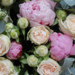 Букет с пионами "Моей любимой"