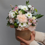 Букет в коробке "Знак внимания"