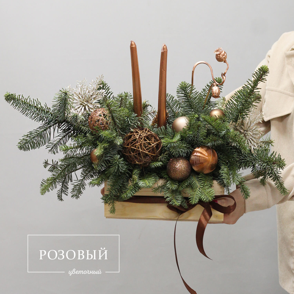 Новогодняя композиция из нобилиса №3