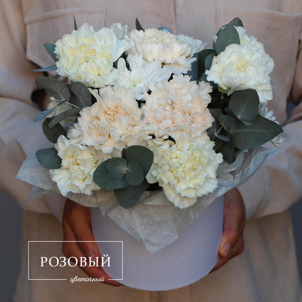 Коробка диантусов 