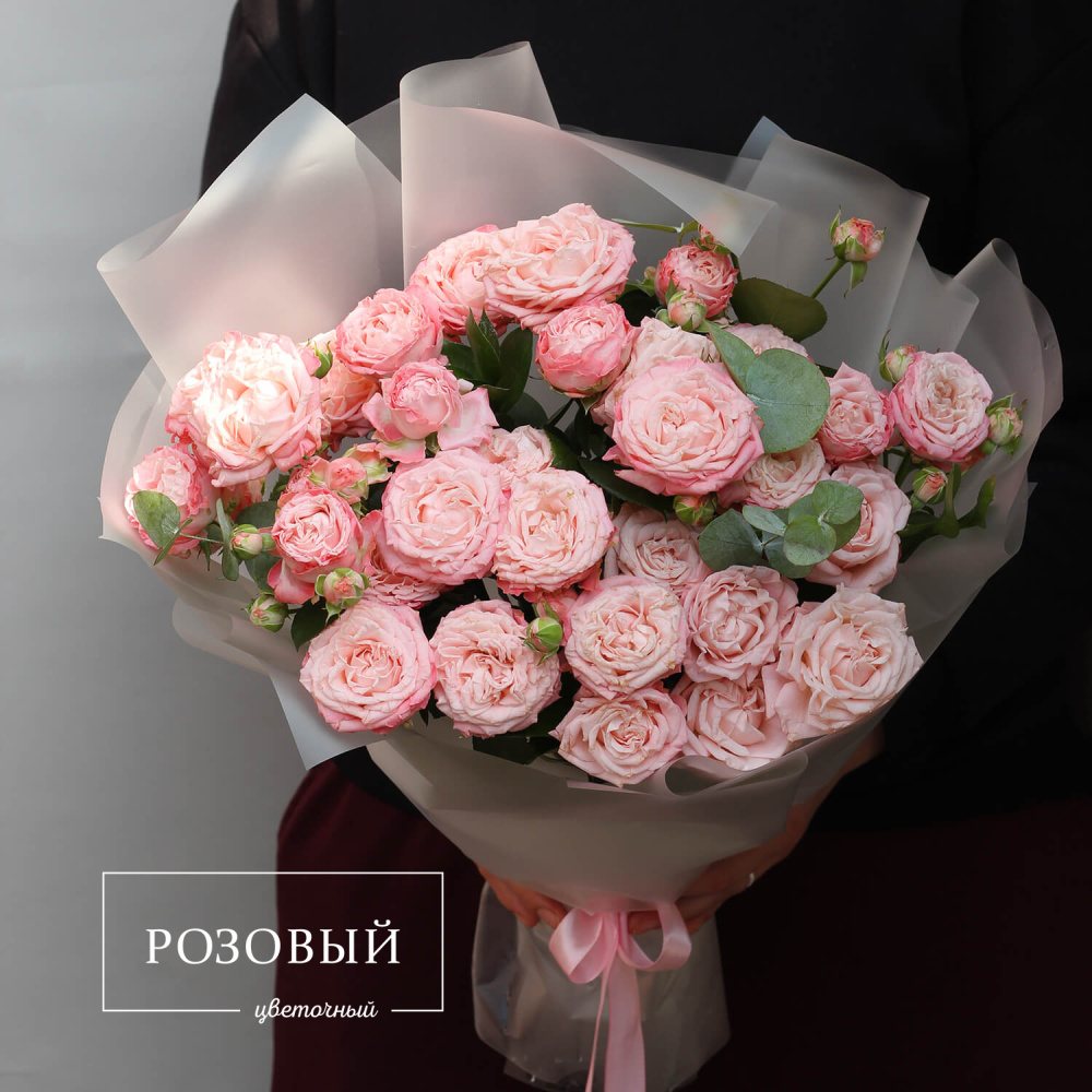 Букет из 5 кустовых роз