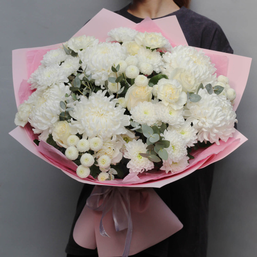 Нежный букет "Зефирный"