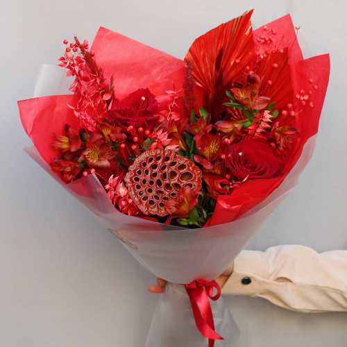 Красный букет "Страсть"