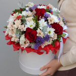 Букет в коробке "Со смыслом"