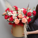 Букет в коробке "Самый лучший день"